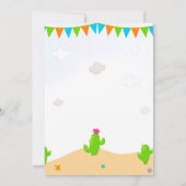 Llama verjaardagsuitnodiging Alpaca feest uitnodig Kaart (Achterkant)