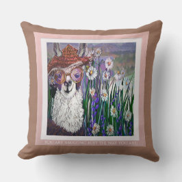 Llama, verkleed en vrij kussen