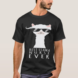 Llama Verpleegster Geen Prob Llama Liefhebber T-shirt