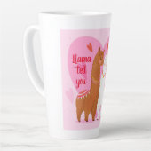 Llama Vertel je Latte Mok (Linkerhoek)