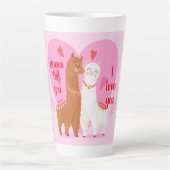 Llama Vertel je Latte Mok (Voorkant)