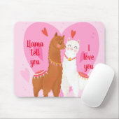 Llama Vertel je Muismat (Met muis)