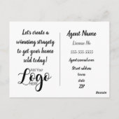 llama vertelt je hoeveel marketing van onroerend g briefkaart (Achterkant)