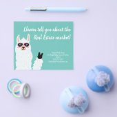 llama vertelt je hoeveel marketing van onroerend g flyer (Enkel)