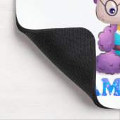 Llama vertelt je over een boek waar ik van hou muismat (Hoek)