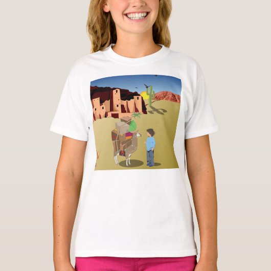 Llama vragen t-shirt (Voorkant)