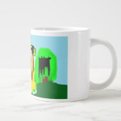 Llama vreugde grote koffiekop (Rechts)