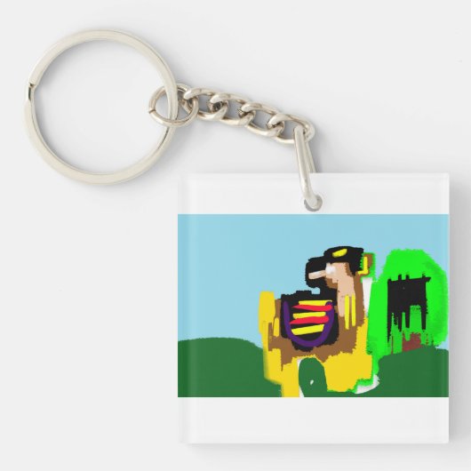 Llama vreugde sleutelhanger (voorkant)