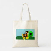 Llama vreugde tote bag (Achterkant)