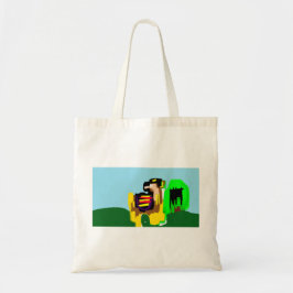 Llama vreugde tote bag