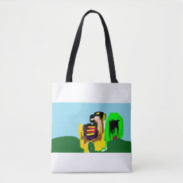 Llama vreugde tote bag