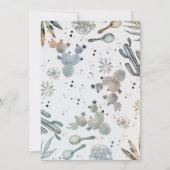 Llama Vrijgezellenfeest Fiesta Southwestern Kaart (Achterkant)