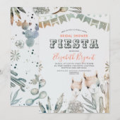 Llama Vrijgezellenfeest Fiesta Southwestern Kaart (Voorkant / Achterkant)