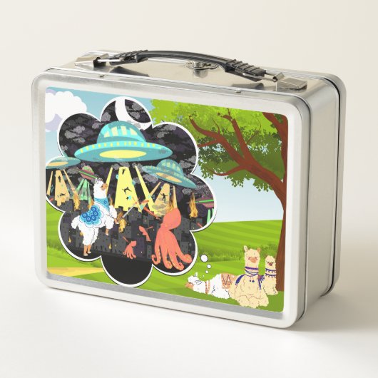 Llama vs Evil Squid Epic Space Battle (Achterkant)