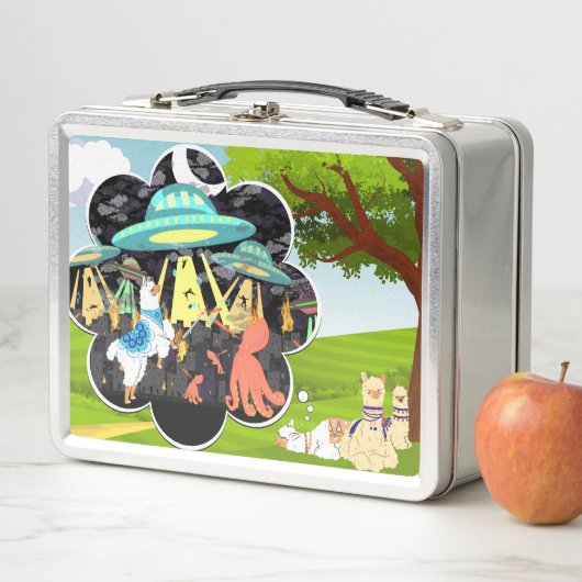 Llama vs Evil Squid Epic Space Battle (In situ)