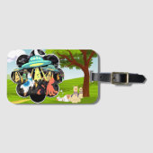 Llama vs Evil Squid Epic Space Battle Bagagelabel (Voorkant (horizontaal))