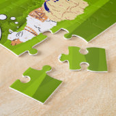 Llama vs Evil Squid Epic Space Battle Legpuzzel (Zijkant)