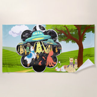 Llama vs Evil Squid Epic Space Battle Strandlaken