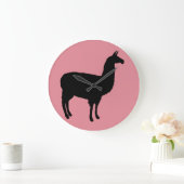 LLAMA WALL CLOCK GROTE KLOK (Huis)