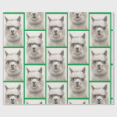 Llama-Waterverf die papier met alpaca-glimlachen p (Vlak)