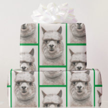 Llama-Waterverf die papier met alpaca-glimlachen p