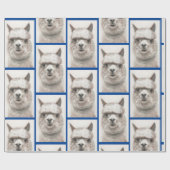 Llama-Waterverf die papier met alpaca-glimlachen p (Vlak)