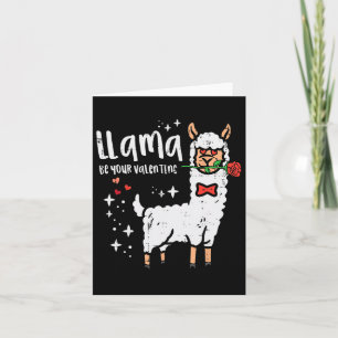 Llama Wees je Valentijn Alpaca Mannen Jongens Kind Kaart