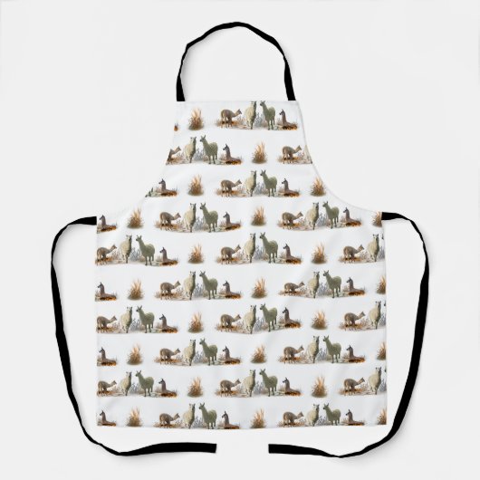Llama Weide All Over Print Schort (kies kleur) (Voorkant)
