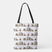 Llama Weide All Over Print Tas (kies kleur) (Achterkant)