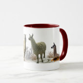 Llama Weide Mok (Voorkant rechts)