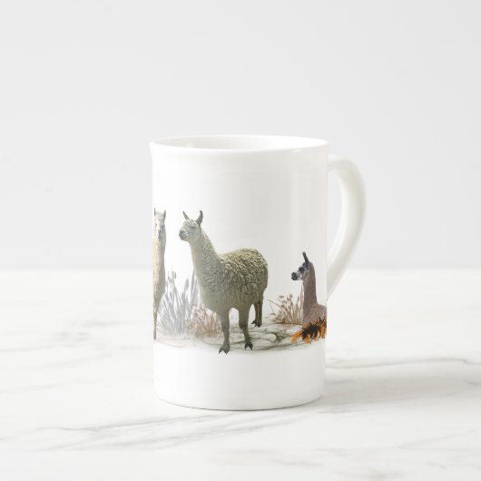 Llama Weide Mok (Voorkant rechts)