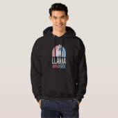 Llama Whisperer Llamas Sayings Animal Cute Hoodie (Voorkant volledig)