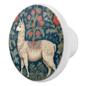 Llama William Morris stijl Left Facing Keramische Knop (Rechts)
