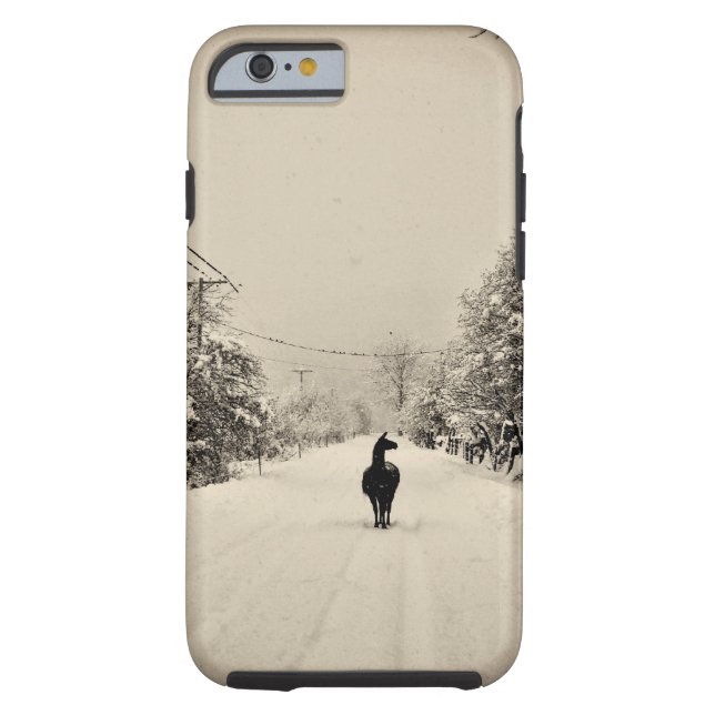 llama winter Case-Mate iPhone case (Achterkant)