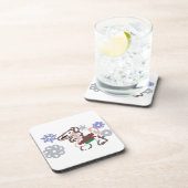 Llama winter fun bier onderzetter (Rechterzijde)