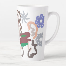 Llama winterpret latte mok