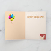 Llama Wonder Birthday Kaart (Binnen)