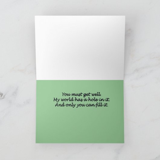 Llama wordt gezond | Get Well Soon Llama Kaart (Binnen)