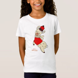 Llama World Cute Llama Naam gepersonaliseerd Kind T-shirt