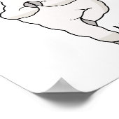 Llama Yoga Pose With Llamaste Poster (Hoek)