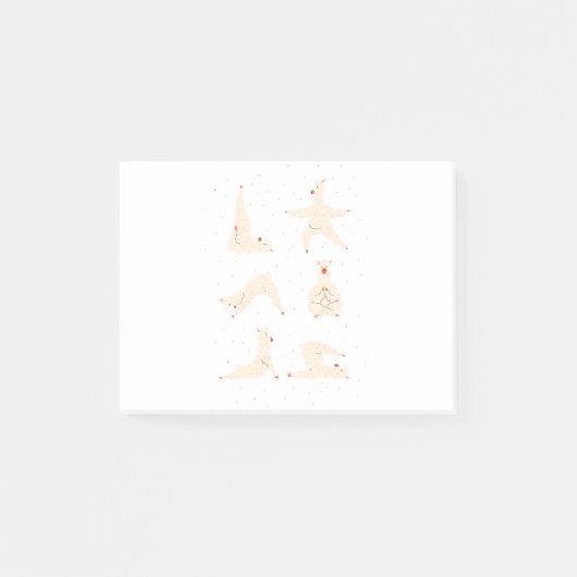 Llama Yoga Post-it® Notes (Voorkant)
