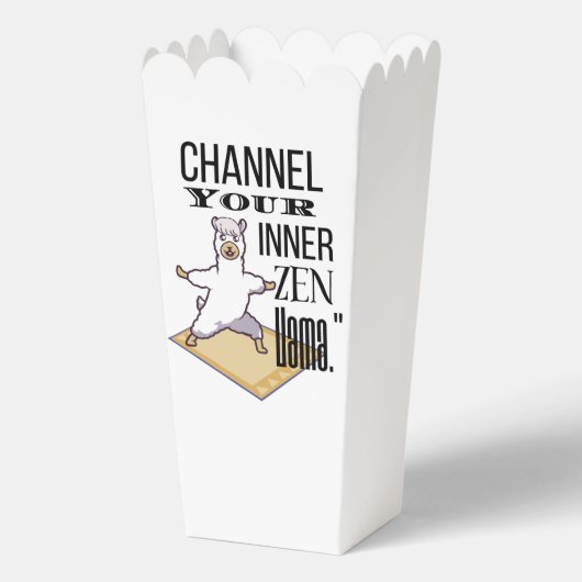 Llama Yoga quote Bedankdoosjes (Voorkant)