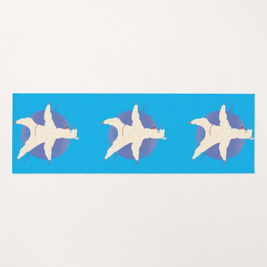 Llama Yoga Yogamat (Voorkant (horizontaal))