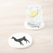 Llama Zandsteen Onderzetter (Zijkant)