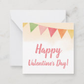 Llama zeg gewoon Kinder klaslokaalopmerking Notitiekaartje (Achterkant)