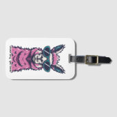 Llama zegt je Rock | eigenzinnige pose in zonnebri Bagagelabel (Voorkant (horizontaal))