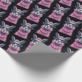 Llama zegt je Rock | eigenzinnige pose in zonnebri Cadeaupapier (Hoek)