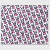 Llama zegt je Rock | eigenzinnige pose in zonnebri Cadeaupapier (Vlak)