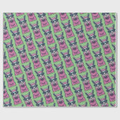 Llama zegt je Rock | eigenzinnige pose in zonnebri Cadeaupapier (Vlak)