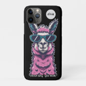 Llama zegt je Rock | eigenzinnige pose in zonnebri Case-Mate iPhone Case (Achterkant)